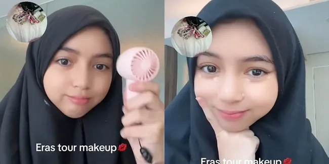 Cantik Makeup Sendiri, Begini Riasan Sienna Kasyafani Anak Marshanda Saat Nonton Konser Taylor Swift