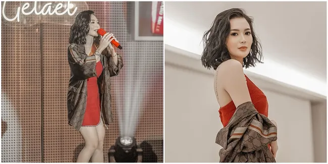 Cantik Menawan, 7 Potret Wika Salim Pakai Gaun Merah Saat Manggung, Body Goals bak Gadis ABG