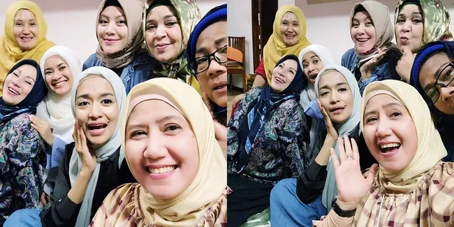 Cantiknya Awet, 9 Potret Seru Reuni Pedangdut Lawas di Rumah Evie Tamala - Ikke Nurjanah Curi Perhatian