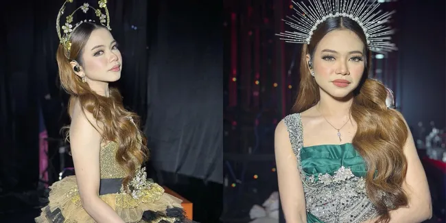 Cantiknya Kebangetan! Lady Rara Jadi Sorotan dengan Outfit Glamour di Malam Kemenangan D'Academy 6