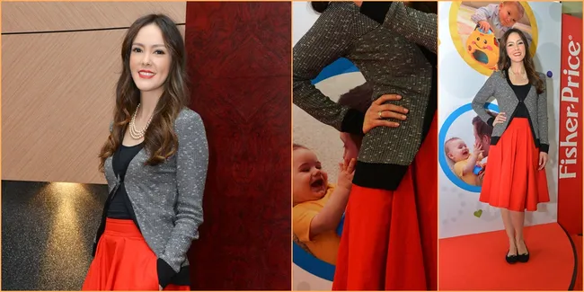 Cathy Sharon Tampil Girly dan Fashionable Meski Sudah Punya Anak