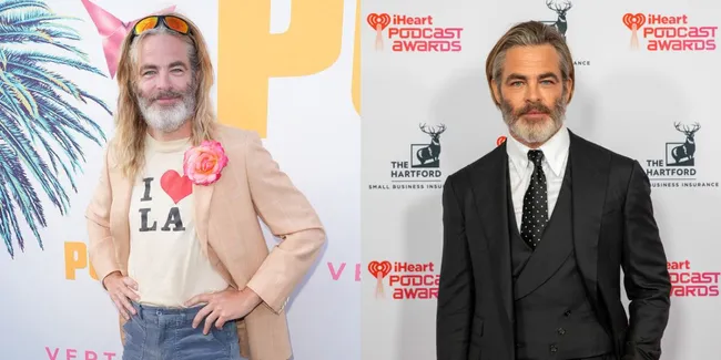 Gondrong dan Brewokan, 8 Potret Chris Pine Ungkap Alasan di Balik Gaya Terbarunya