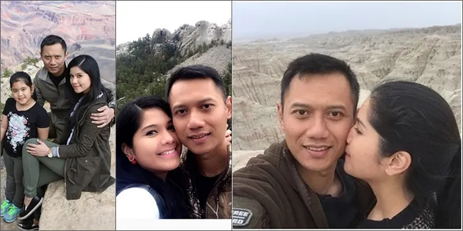 Ciuman Mesra! Inilah Liburan Mewah Manis Annisa & Agus Yudhoyono 