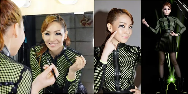 CL 2NE1 Unjuk Riasan Mata Elegan di Maybelline New York