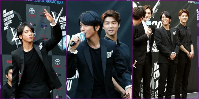 CN Blue Pamer Ganteng di Red Carpet KCON Los Angeles 2014