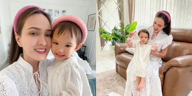 Curi Perhatian, Potret Penampilan Claire Herbowo Anak Shandy Aulia di Hari Lebaran - Ikut Bagi THR ke Sepupu