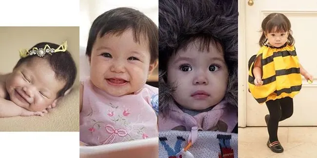 Cute! Ultah ke-3 Tahun, Ini Deretan Potret Pertumbuhan Baby Gempi