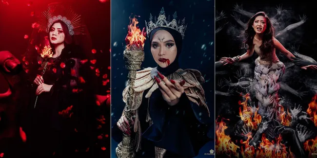 Dari Felicya Angelista - Ria Ricis Jalani Pemotretan Bertema Halloween, Dandan Seram Hingga Bikin Pangling!