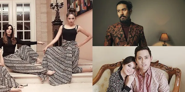 Dari Marshanda Sampai Chicco Jericho, Bangga & Modern Pakai Batik