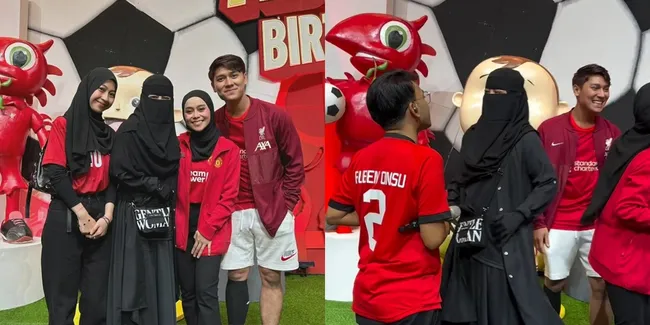 Datang Pakai Jersey Hasil Pinjam Menantu, 8 Potret Ummi Pipik di Ulang Tahun Anak Lesti Kejora