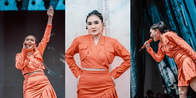Definisi Cantik Nggak Harus Langsing, 8 Potret Nella Kharisma Tetap Pede Manggung Walau Perut Buncit - Dikira Hamil Anak Ketiga