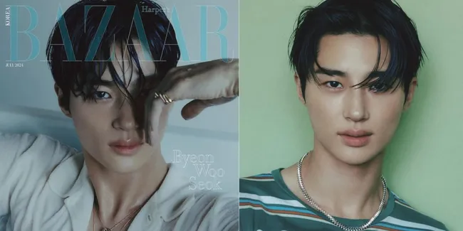 Demam Sunjae Belum Usai! 8 Potret Byeon Woo Seok Pancarkan Aura Pria Matang dalan Pemotretan Harpers Bazaar Korea