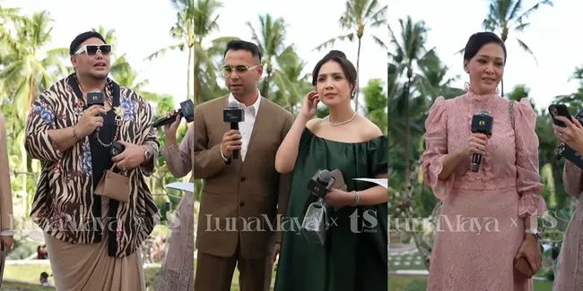 Deretan Artis yang Datang Akad Nikah Luna Maya & Maxime Bouttier, Para Sahabat Panjatkan Doa Terbaik 