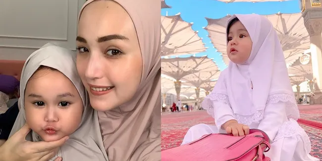 Deretan Balita Seleb Ini Lucu dengan Balutan Hijab, Ada yang Seperti Boneka Menggemaskan