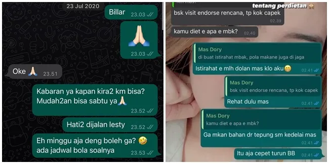 Deretan Chat Romantis Selebriti Saat PDKT Dengan Pasangannya, Ada yang Sempat Dicuekin!