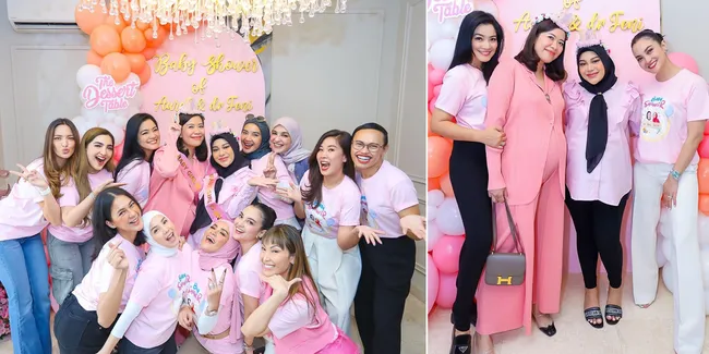 Deretan Foto Artis Hadiri Arisan Geng Cendol dan Surprise Baby Shower Aurel Hermansyah