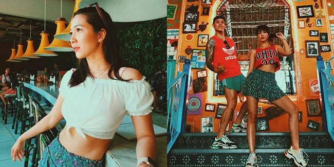 Deretan Foto Keseruan Andrea Dian - Ganindra Bimo Liburan di Bali