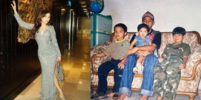 Deretan Foto Masa Kecil Fuji, Salfok Paras Tampan Kakaknya