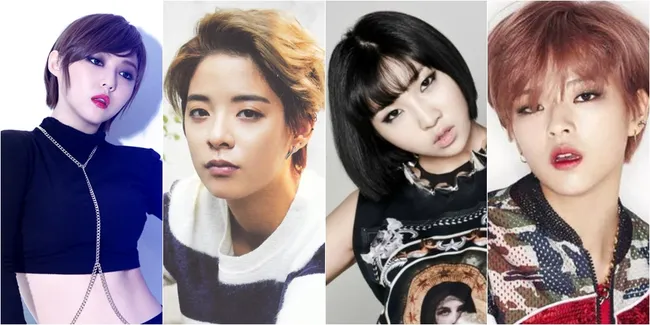 Deretan Idola Kpop Ini Dikenal Karena Rambut Pendek Ikonik, Cool!