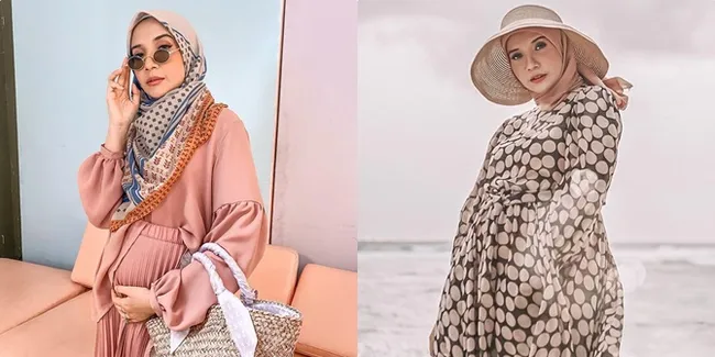 Deretan Potret Gaya Bumil Cantik Zaskia Sungkar, Selalu Terlihat Memakai Dress Panjang di Masa Kehamilan