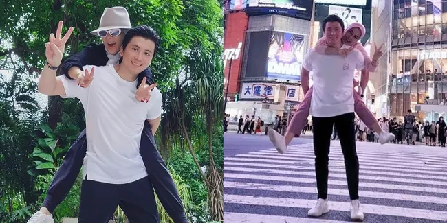 Deretan Potret Syahrini Saat Digendong Belakang Sama Reino Barack, Bahagia Dimanja Suami dan Selalu Mesra