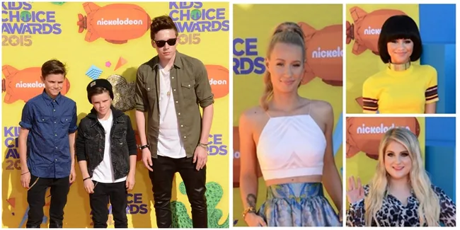 Deretan Selebritis di Red Carpet Kids' Choice Awards 2015