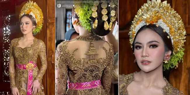 Detail Penampilan Cantik Mahalini di Prosesi Adat Mepamit Jelang Pernikahan dengan Rizky Febian