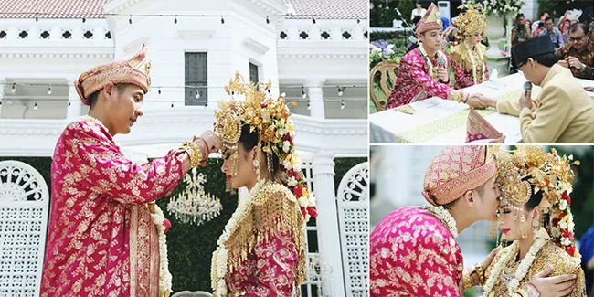Detik-Detik Akad Nikah Putri Titian & Junior Liem, Romantis Manis