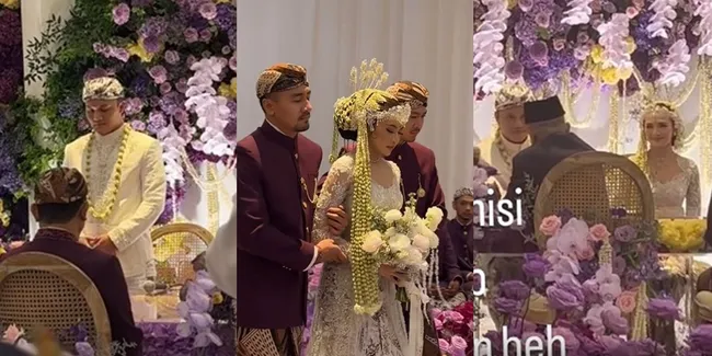 Detik-Detik Akad Nikah Rizky Febian dan Mahalini, Ikky Deg-Degan Langsung Senyum Lihat Mempelai Wanita Cantik Banget