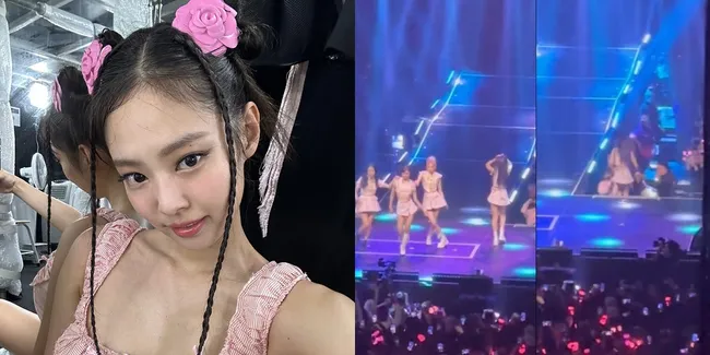 Detik-Detik Jennie BLACKPINK Turun dari Panggung Karena Sakit, Terlihat Lemas Bikin Fans Khawatir - Sudah Minta Maaf
