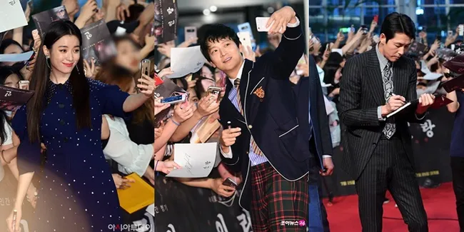 Di Red Carpet, Han Hyo Joo Sampai Kang Dong Won Foto Bareng Fans