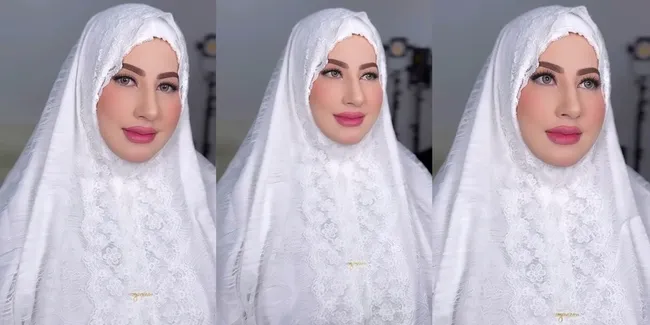 Dibilang Mirip Kunti, Potret Tasyi Athasyia Pakai Mukenah yang Dapat Pujian dari Warga Instagram