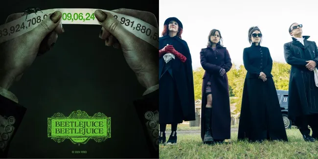 Dibintangi Artis Hollywod Papan Atas dari Jenna Ortega Sampai Catherine O'Hara, Intip First Look Film BEETLEJUICE BEETLEJUICE