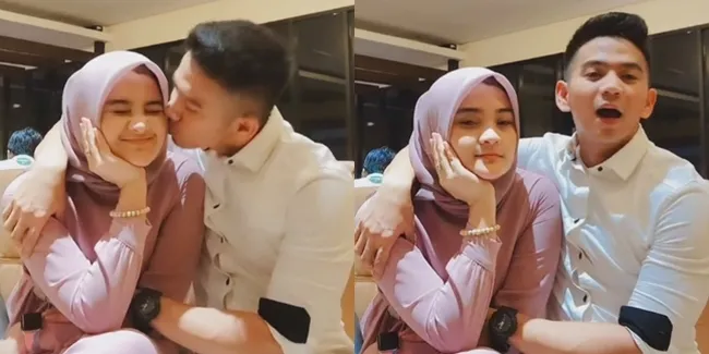 Dicap Terlalu Umbar Kemesraan, Potret Ridho DA Pamer Cium Sang Istri di Sosmed - Banjir Kritikan Netizen