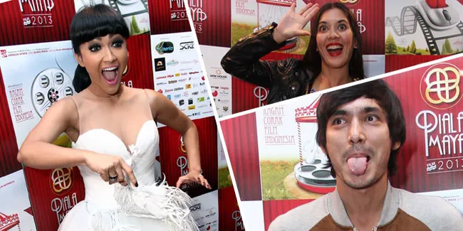 Dilarang Jaim di Red Carpet Piala Maya 2013