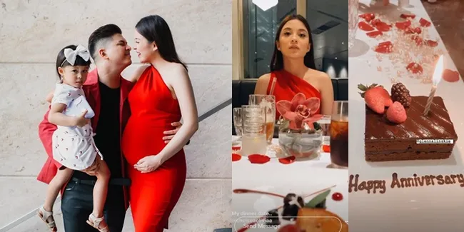 Dinner Romantis, Ini 7 Potret Mesra Chelsea Olivia dan Glenn Alinskie Rayakan Anniversary ke-13