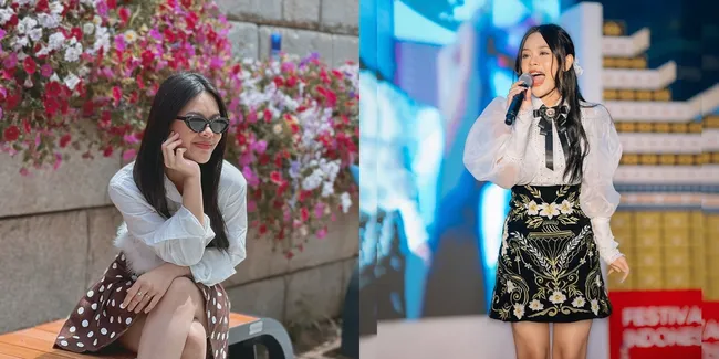 Dipuji Bak Orang Lokal, 8 Potret Melly Lee saat Hibur WNI di Korea
