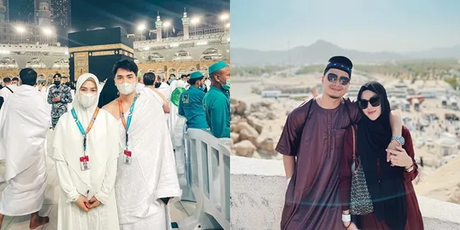 Dipuji Pasangan Dunia Akhirat, Ini 8 Potret Alvin Faiz dan Henny Rahman Jalani Ibadah Umroh Bersama