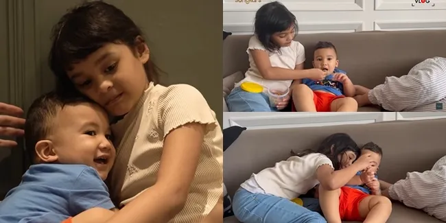 Disebut Bakal Jadi Ibu yang Baik, Intip Potret Hawwa Anak Shireen Sungkar Saat Momong Baby Ukkasya -  Telaten Banget