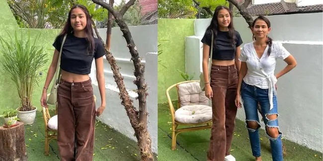 Disebut Cocok Jadi Model, Ini 8 Potret Cantiknya Naima Anak Nova Eliza yang Usianya Baru 14 Tahun tapi Tingginya Udah Ngelebihin Sang Ibunda!