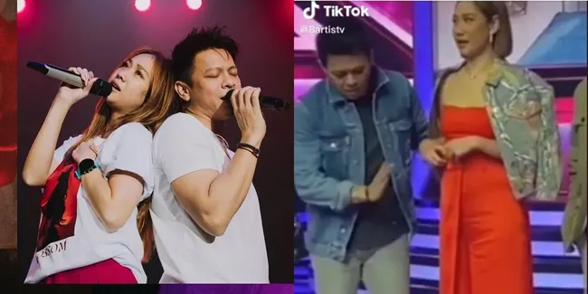 Disebut Hamil 3 Bulan, 7 Momen Detik-Detik Ariel Noah Pegang Perut BCL - Netizen: Sentuh dengan Rasa Sayang 