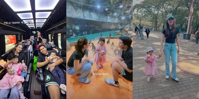 Ditinggal Pergi Haji, 10 Potret Thariq Halilintar dan Aaliyah Momong Anak Atta-Aurel - Sudah Cocok Jadi Orangtua