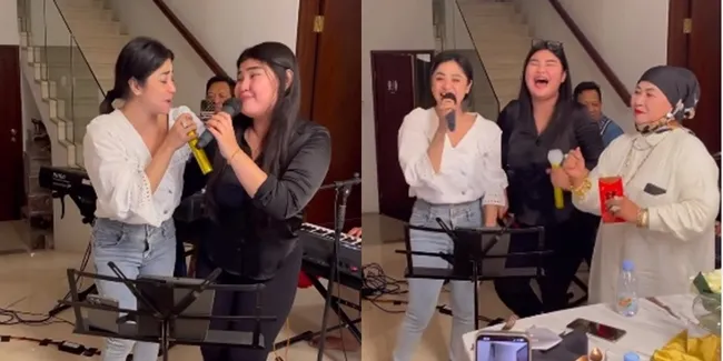 Dulu Sempat Berseteru, 10 Potret Hangat Rosa Meldianti dan Dewi Perssik yang Ramai Dipuji - Seru Banget Nyanyi Hingga Joget Bareng