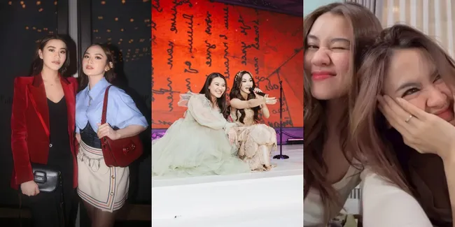 Duo Bestie Cantik, 10 Potret Kebersamaan Aaliyah Massaid dan Mahalini - Sudah Dekat dari Dulu