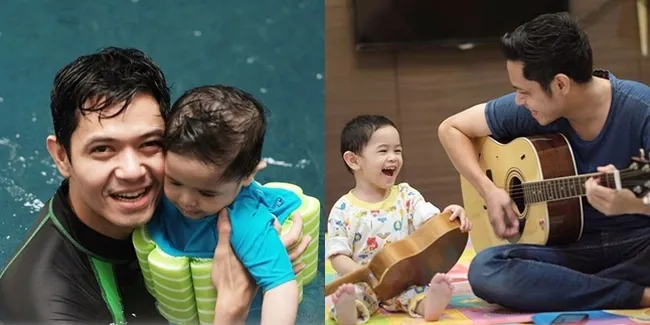 Duo Ganteng, Momen-Momen Dude Harlino Bercengkrama Bersama Anak