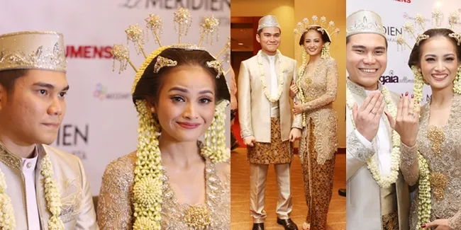 Ekspresi Seru Acha Septriasa Usai Akad Nikah, Penuh Tawa Bahagia