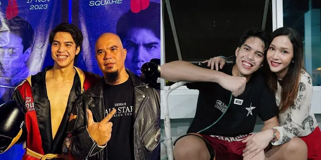 Ekspresinya Jadi Sorotan, 8 Potret Detik-Detik Maia Estianty Disapa Ahmad Dhani di Momen El Rumi Tanding Tinju