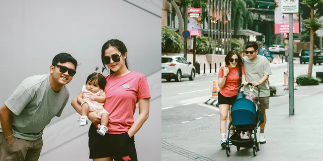 Family Goals! 8 Potret Keluarga Kecil Denny Caknan dan Bella Bonita Saat Jalan Santai di Malaysia  