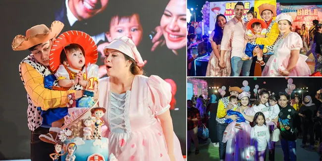 Felicya Angelista dan Caesar Hito Gelar Pesta Ultah Mewah untuk Baby Bible, Bertema 'TOY STORY' - Undang Banyak Artis