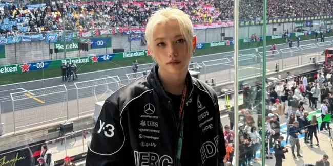 Felix Stray Kids di GP China, Foto Bareng George Russell